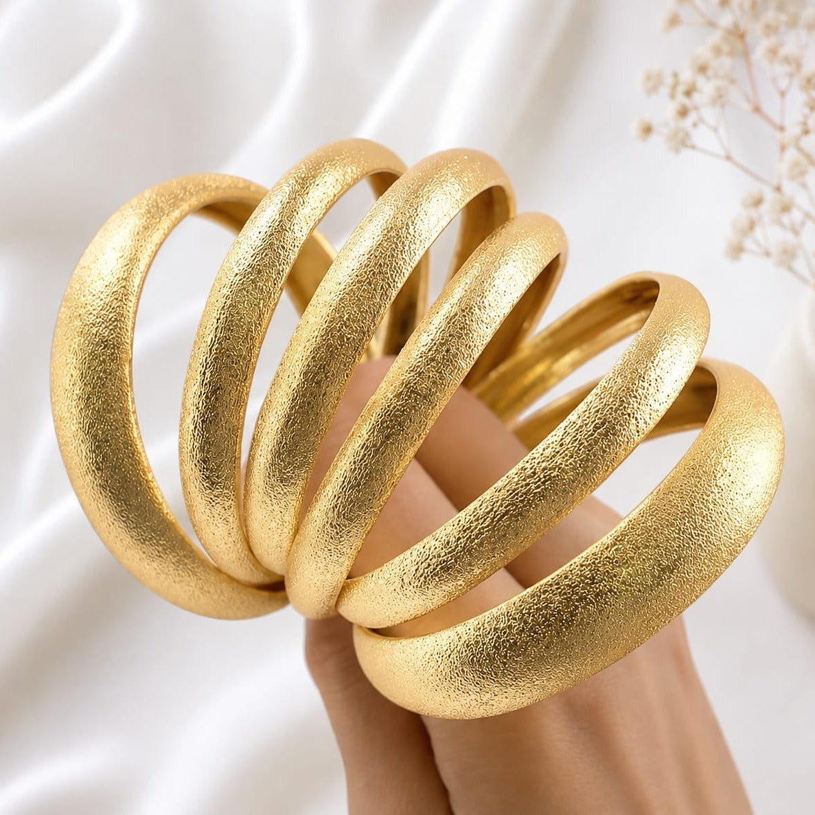 Sparkle Bridal Glow Bangles Set