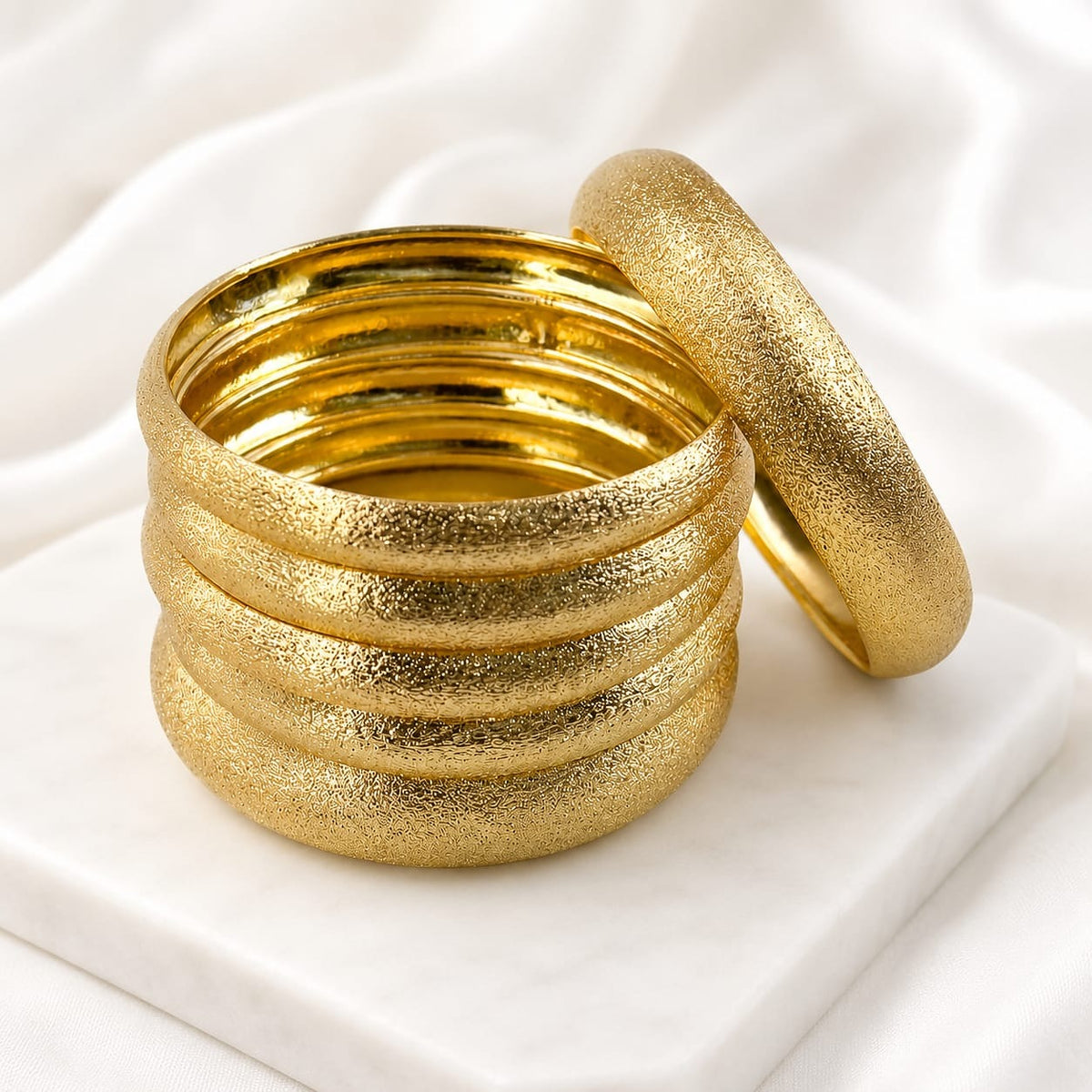 Sparkle Bridal Glow Bangles Set
