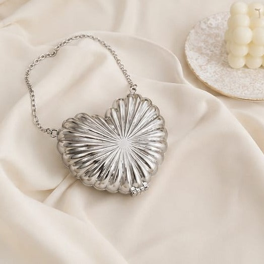Mini Heart Clutch Bag